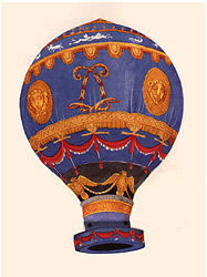the first successful manned balloon flight in North America, piloted by Jean Pierre Blanchard.
