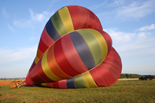 Balloon being inflated